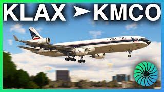 MSFS LIVE | *NEW UPDATE* MD-11 v1.0.7! | Delta OPS!! | Los Angeles (LAX)  Orlando (MCO) | #msfs2020