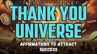 Thank You Universe for Your Infinite Blessings |  Positive Affirmations for Abundance #151