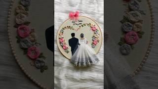 Catholic Wedding Hoop  Gossamer #weddinggift #indianwedding #embroidery #handembroidery #handmade