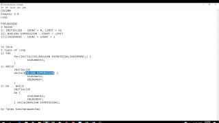 Tanes Kanchanawanchai CSC200 Java Loops