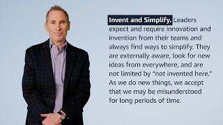 "Invent and Simplify" Leadership Principle Explained by Amazon CEO Andy Jassy