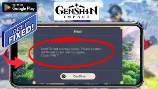 How To Fix Genshin Impact Insufficient Storage Space Problem on Android