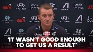 Voss aware Blues need to improve | Carlton press conference | Fox Footy