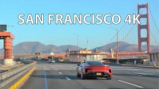 San Francisco 4K - Morning Drive - California USA