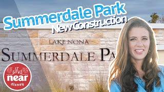  LAKE NONA FLORIDA HOMES FOR SALE: Summerdale Park New Construction Homes