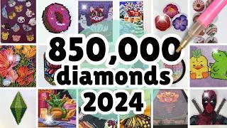 Ranking EVERY DIAMOND PAINTING I've Done In 2024 ! (Spilling Tea )