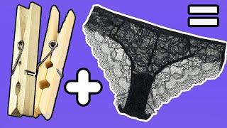 How to Sew BLACK Underpants? Sewing Ideas and Tricks