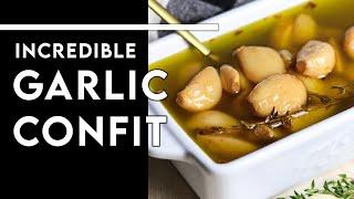 INCREDIBLE Garlic Confit - Simple, 3-Ingredient - Chef Michael Recipes