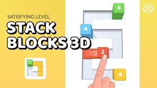 Satisfying Level Stack Blocks 3D level (Shorts)