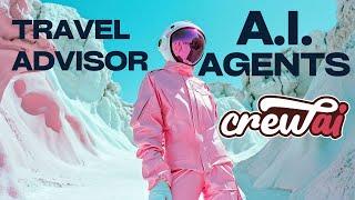 Travel Advisor Agents - Crew AI Project #crewai #llm #agents