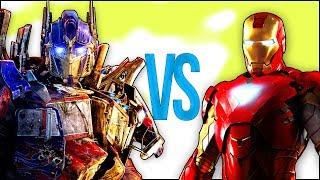 ЖЕЛЕЗНЫЙ ЧЕЛОВЕК VS ТРАНСФОРМЕРЫ 5 | СУПЕР РЭП БИТВА |Ironman Avengers Мстители ПРОТИВ Optimus Prime