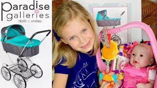 New! Paradise Galleries Toy Stroller! Unboxing & Review With Skye And Baby Layla!