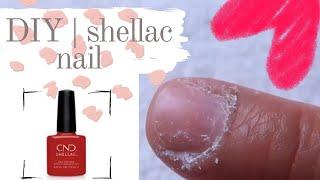 Part 1 DIY | shellac nail polish.| cnd polish