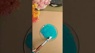 Teal color mixing #shorts #youtubeshorts #acrylic