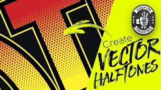 Vector Halftones in Adobe Illustrator - Let's Create! illustrator tutorial