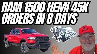 Ram 1500 Hemi Orders Over 45K In First 8 Days