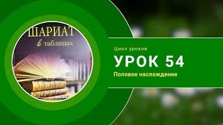 Урок 54. Половое наслаждение