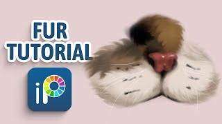 Fur Tutorial In IBIS PAINT X | Tutorial For Beginners