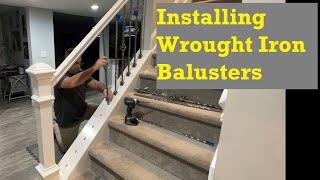 How to Install Wrought Iron Balusters