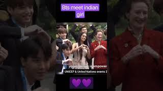 indian lucky girl meet bts #shorts #bts