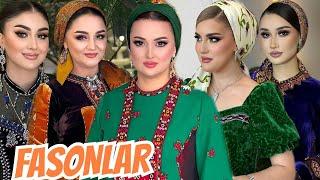 GARYSYK TURKMEN MODA KOYNEK FASONLAR WE STILLER 2024 | TAZE OWADAN FASONLAR | DRESSES