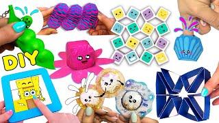 10 DIY fidget toys Ideas I 10 ИДЕЙ Антистресс игрушек-непосед своими руками