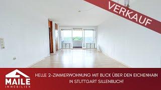 Helle 2-Zimmerwohnung mit Blick über den Eichenhain in Stuttgart Sillenbuch!