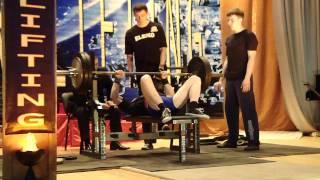 Karaziya Sergey  - RAW BP 145 kg@57,5 kg EUROLIFTING 2011.MP4