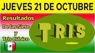 Sorteo Tris de las Siete y Tris Clásico del Jueves 21 de Octubre del 2021  