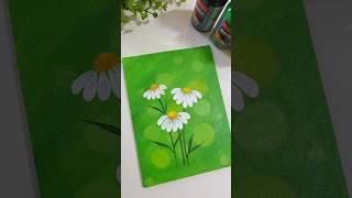 Daisy flowers we all deserve #painting #shorts ##canvaspainting