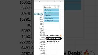 Add Slicers (buttons) to your Excel Pivot Tables #excel #exceltips