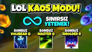 LOL'DE YENİ OYUN MODU YAPTIK! | %100 BEKLEME SÜRESİNDE AZALMA KAOS MODU | Zero LoL