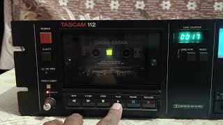 (Sold) TASCAM 112 TWO HEAD CASSETTE DECK PRICE: CALL/ WHATSAPP CONTACT: 8709419695