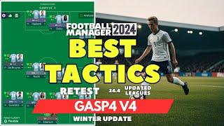 The Best Tactics on FM24 Tested - Retest GASP4 v4 - Football Manager 2024 v24.4