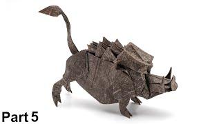 Origami Wild Boar (Nicolas Terry) part 5