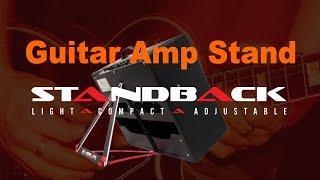 Standback Guitar Amp Tilt Back Stand at NAMM 2018 | MikesGigTV