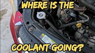 Coolant Loss Eludes Me At First. Test Drive Finally Shows The Source!! 08 Dodge Grand Caravan