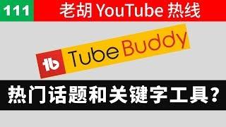 【老胡答问 111】如何找到热门话题和关键字来做视频？有哪些好用的工具？老胡推荐 google trends 和TubeBuddy !