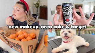 Halloween at Target, Oreo Coke Zero, New Makeup Testing & Family Time | Day in my Life Vlog