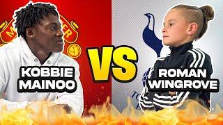 KOBBIE MAINOO VS ROMAN! WHO CAN BUILD THE ULTIMATE FOOTBALL PLAYER? ️