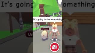 Someone gives you an egg than it turns into something wonderful  ||story||adopt me||roblox #shorts