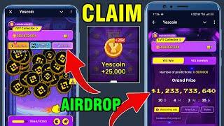 Yescoin Airdrop Claim And Withdraw | Yescoin Airdrop Claim | Yescoin Airdrop Withdraw