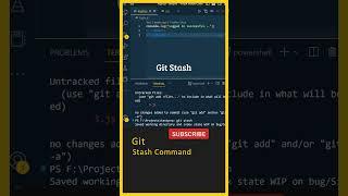 Git Tutorial Telugu: Git Stash Command, Git Commands, Git GitHub, Telugu Git Course, GitHub Tutorial