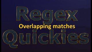 Overlapping regex matches