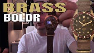 Boldr Voyager Caspian Watch |  A Watch Made Of Brass