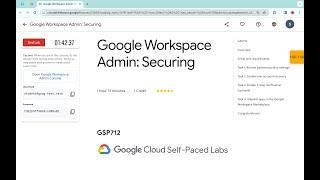 Google Workspace Admin: Securing || #qwiklabs || #GSP712 ||  [With Explanation️]