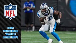 Panthers Rookie RB Dillon Johnson Runs HARD | 2024 Preseason Week 2 FULL Highlights vs. Jets