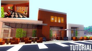 "CITY CAFE" 'FULL TUTORIAL'. MINECRAFT