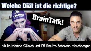 Welche Diät ist die Richtige? "BrainTalk" mit Dr. Martina Ollesch und Sebastian Maschberger