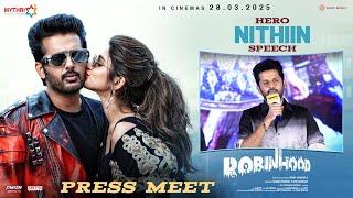 Nithiin Speech | Robinhood Press Meet | Sreeleela | Venky Kudumula | GV Prakash | Mythri Movie Maker